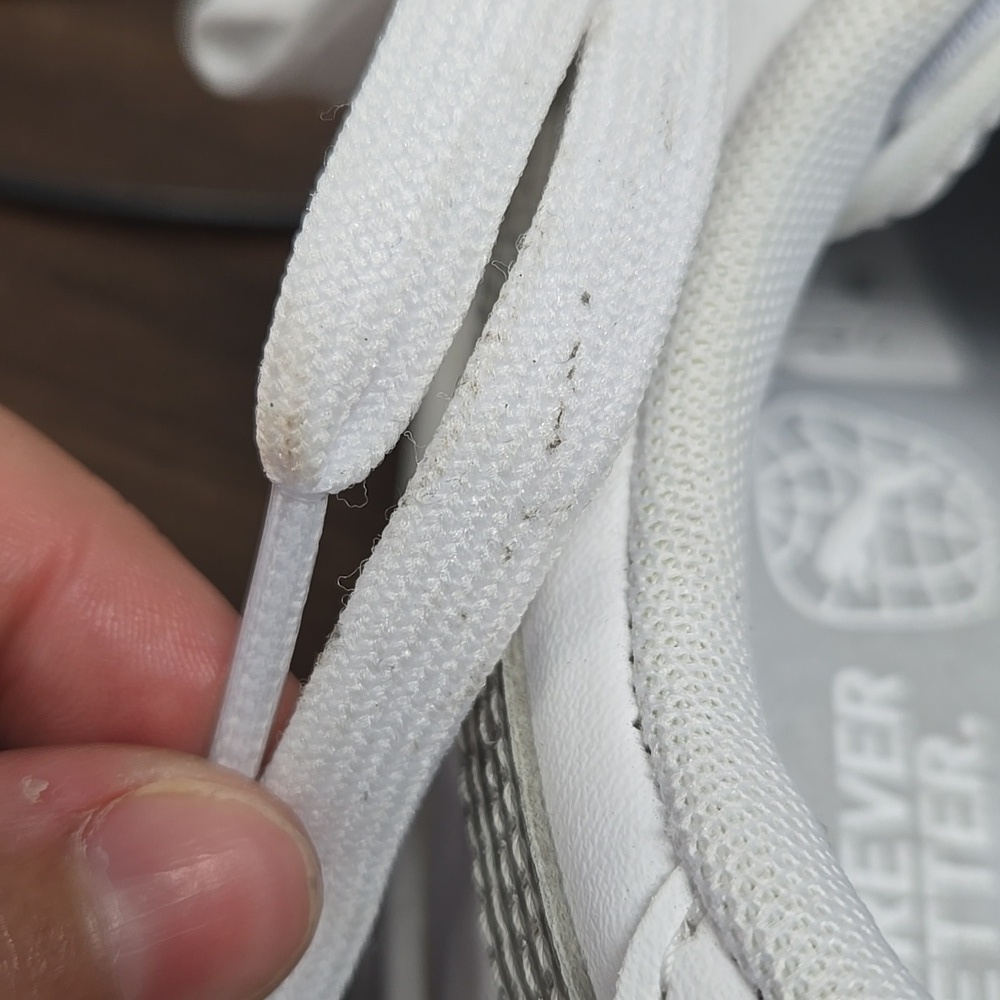 Puma Size 4.5 White Silver Sneakers - Picture 8 of 8